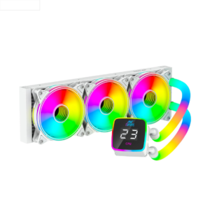 ICE-Glow 360 ARGB CPU Liquid Cooler – White