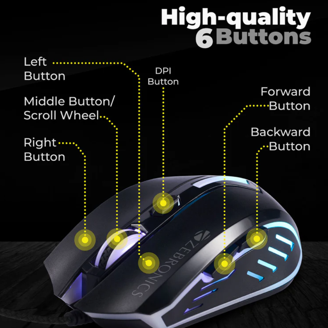 ZEB GAMING MOUSE USB- SNIPER - Image 7