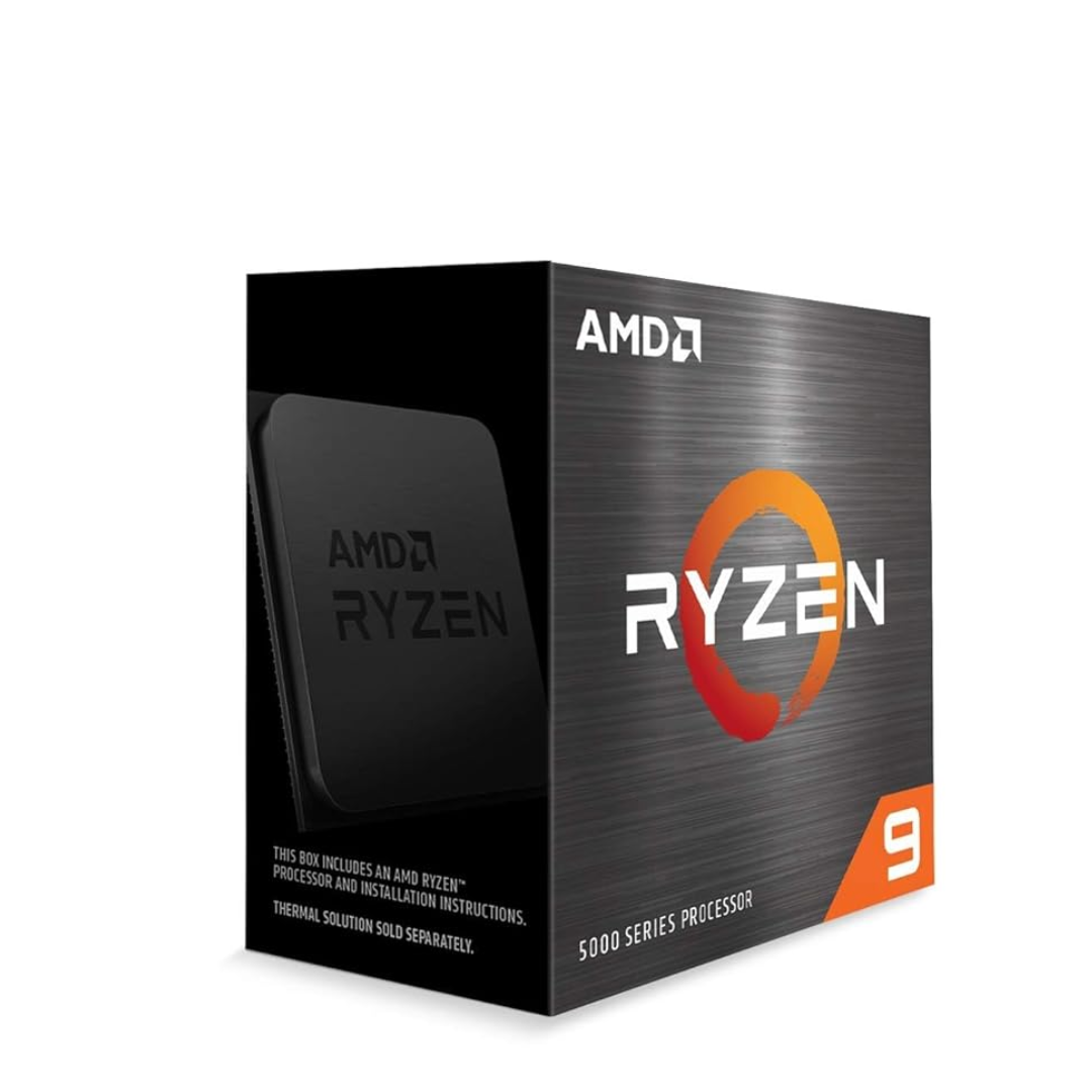 Ryzen 9 5900X Desktop Processor (12C24T, 70MB Cache, 3.7–4.8 GHz, AM4)